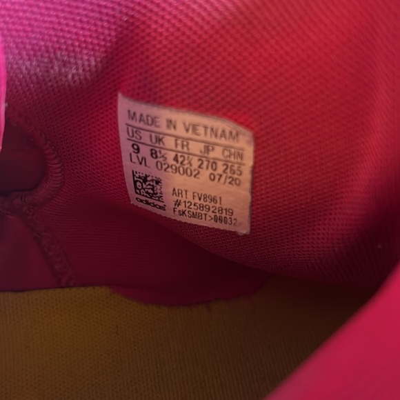 Don Issue #2 Crayola US MENS SIZE 9 pink/red - Picture 3 of 4